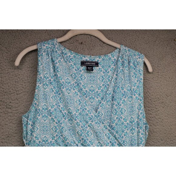 Land's End Sleeveless Maxi Dress-Medium/Petite-Cottagecore-Romantic-Flowing - Picture 4 of 11